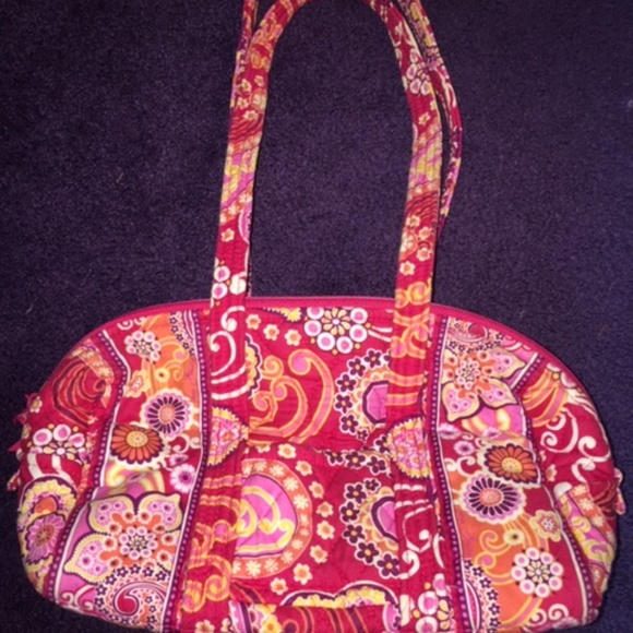 Vera Bradley Handbags - Vera Bradley Pink, Orange, yellow multi-use bag